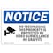 Signmission OSHA Notice Sign, 5" Height, 7" Width, No Trespassing This Property Sign With Symbol, Landscape OS-NS-D-57-L-14993 - alternate 1